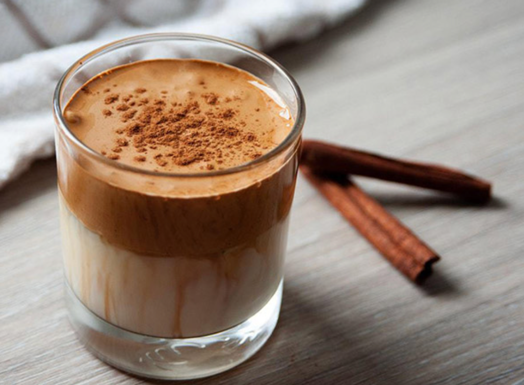Amaretto Coffee made in a pnümix
