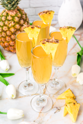 Pineapple Mimosa made in a pnümix