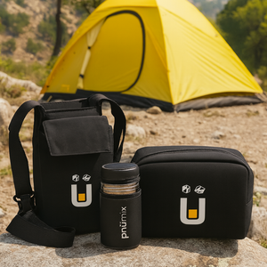 Rugging it doesn't mean you have to go without the essentials.  Thats what pnumix is... an essential.  The travel pack makes taking the pnumix anywhere even easier